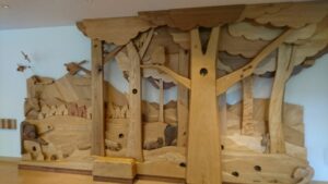 からくりのオブジェ。