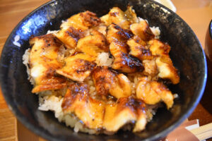 宮島のあなご丼