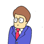 恐縮している弁護士水谷