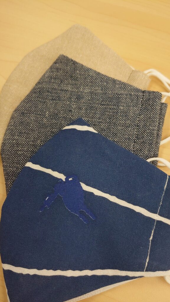 いただいた手作りのマスク