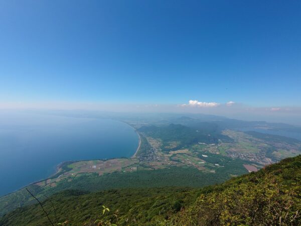 鹿児島上空より