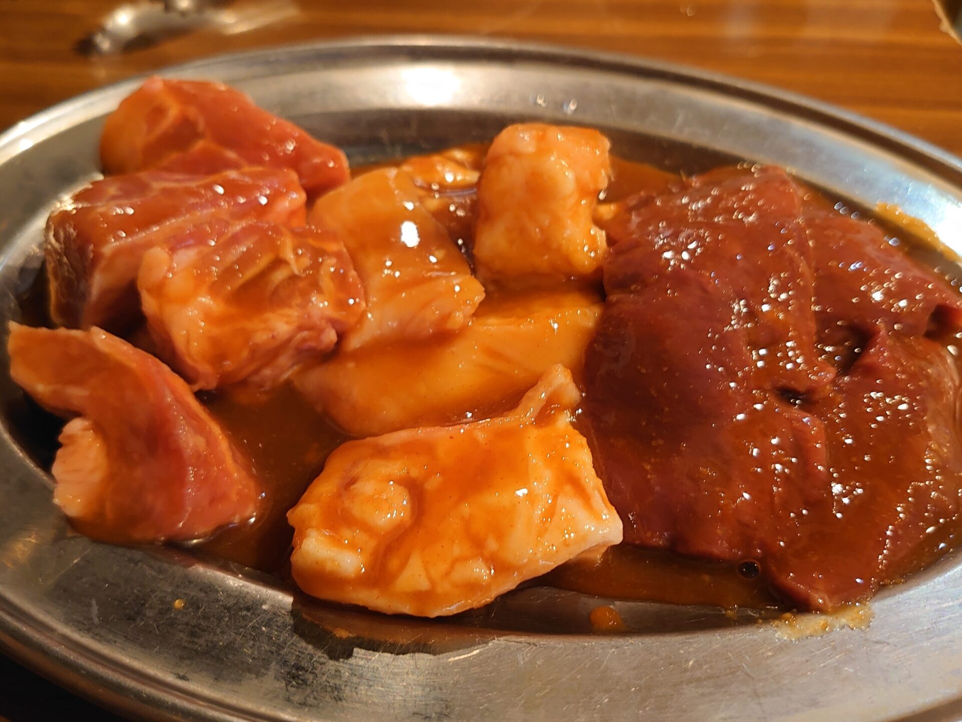 かしらとハツとミノ