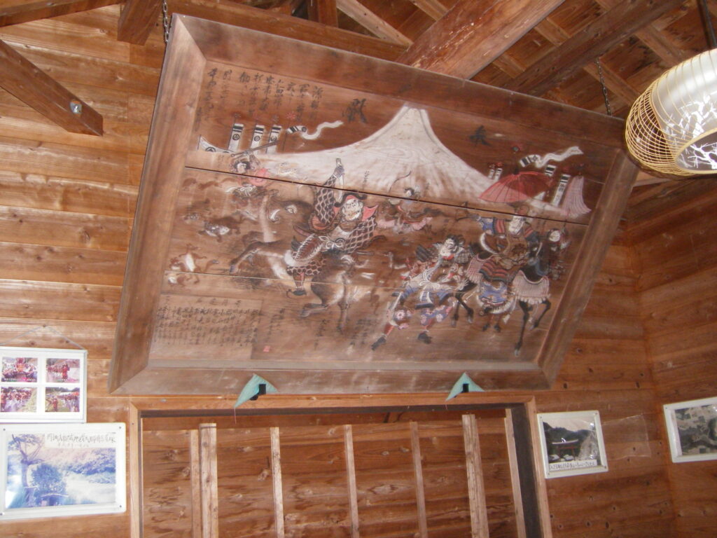 愛媛の曽我十郎の首塚の近くの額縁