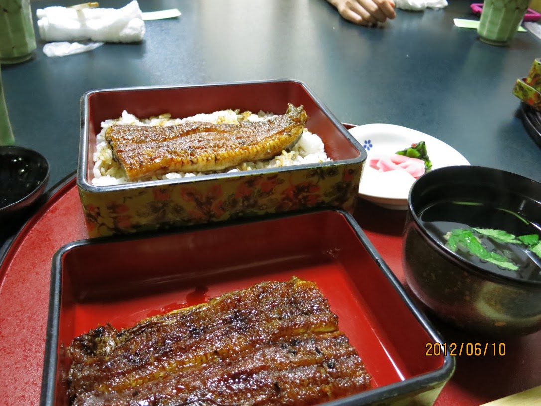 静岡名物のうなぎ。