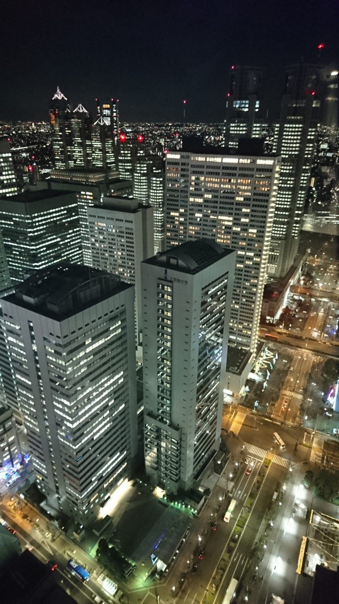 綺麗な新宿の夜景