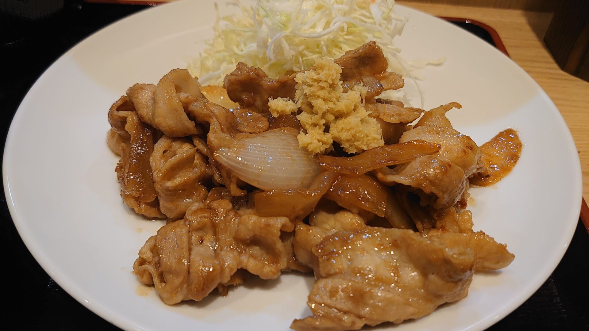 大久保駅近くの生姜焼き定食専門店