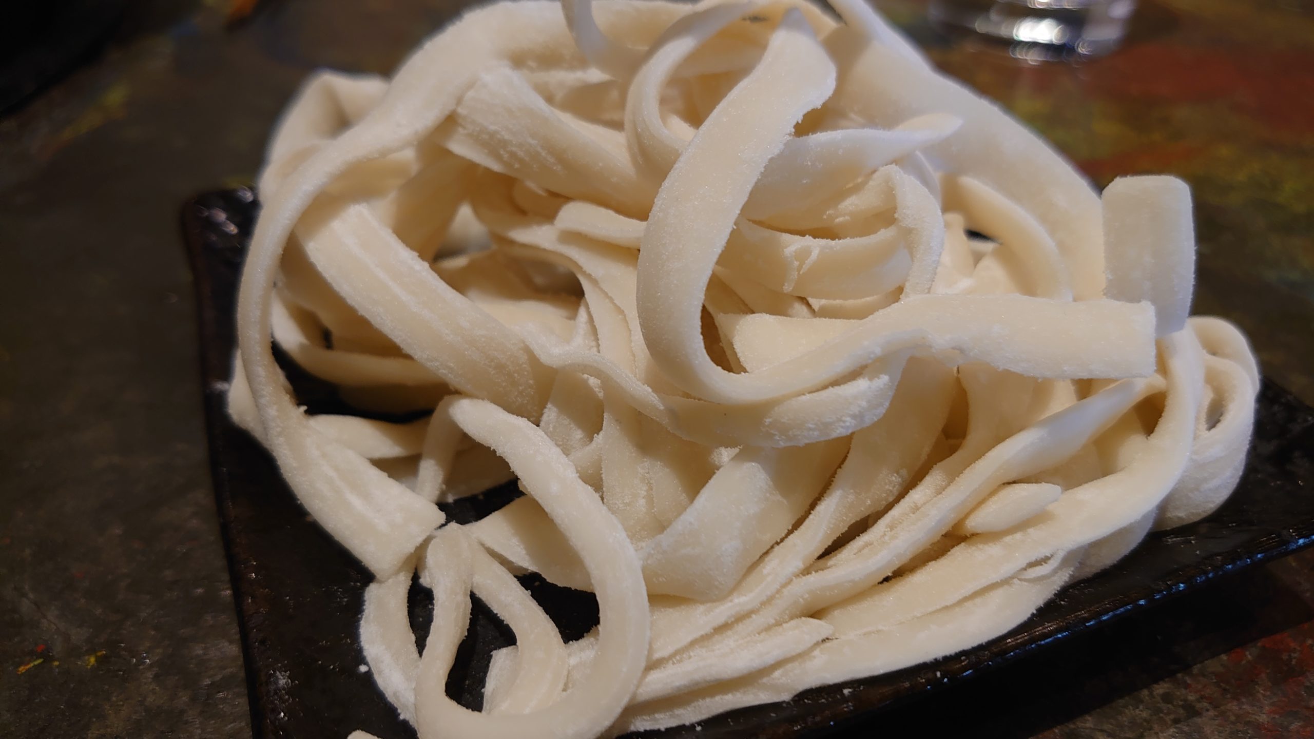 串巷子の火鍋の締めの麺