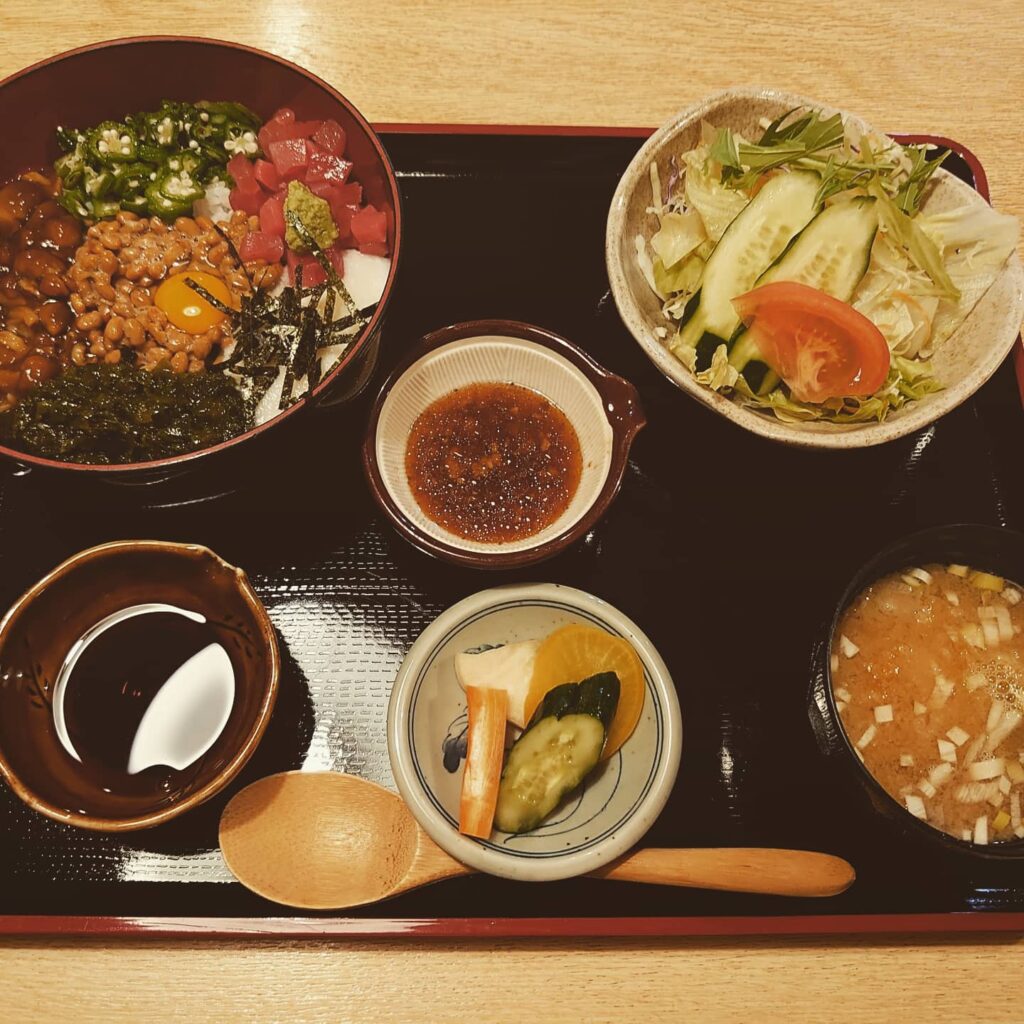 てんまさの納豆ねばねば丼