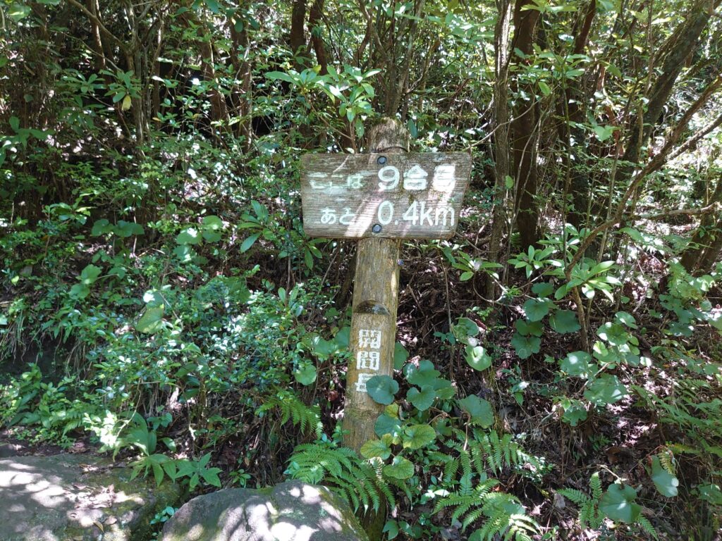 開聞岳の9合目