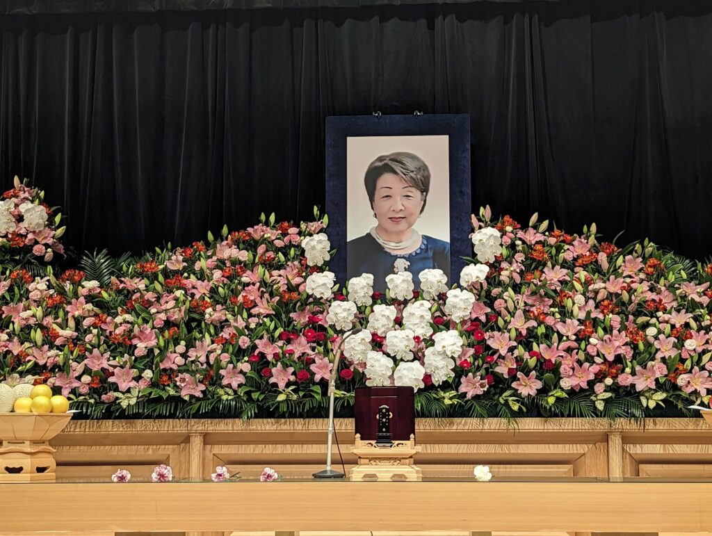 藤田紀子先生のお別れの会にて